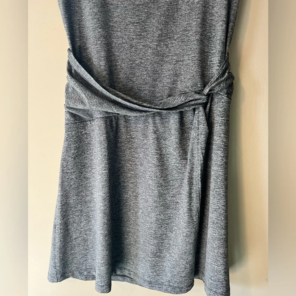 Patagonia women’s seabrook twist dress in grey.